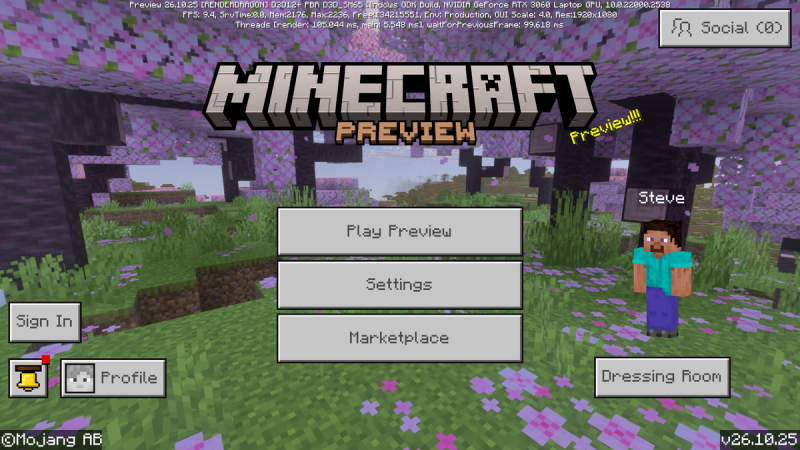 Những Cải Tiến Kỹ Thuật Đã Được Xử Lý Trong Minecraft 26.10