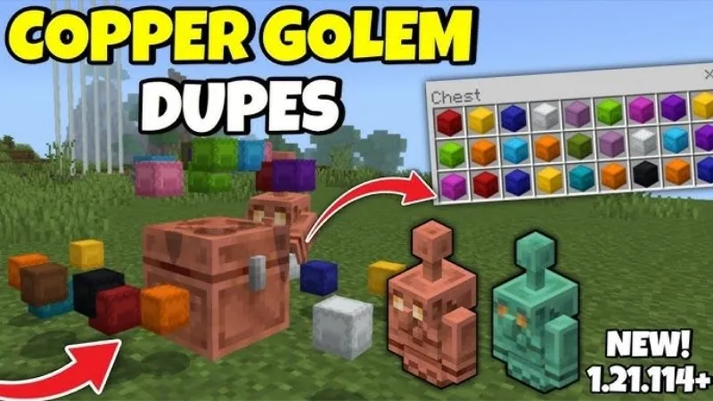 Copper Golems Với Nhiều Cải Tiến Hữu Ích Trong Minecraft 1.21.114