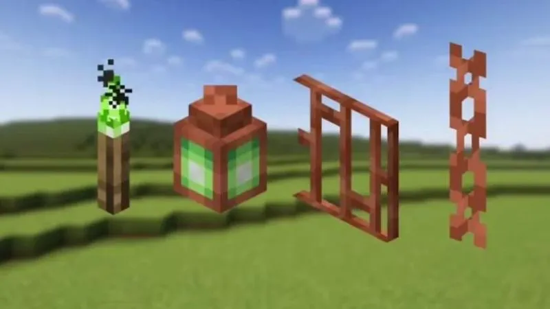 Trang Trí Không Gian Với Vật Phẩm Đồng Độc Đáo Trong Minecraft 1.21.123