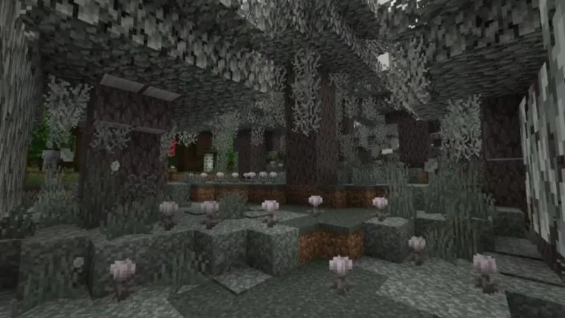 Khám Phá Quần Xã Pale Garden Bí Ẩn Trong Minecraft 1.21.4