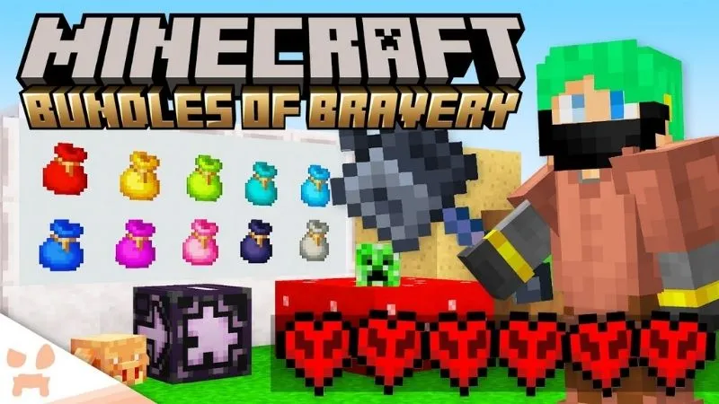 Chế Tạo Bundles Giúp Tối Ưu Lưu Trữ Vật Phẩm Trong Minecraft 1.21.40 APK
