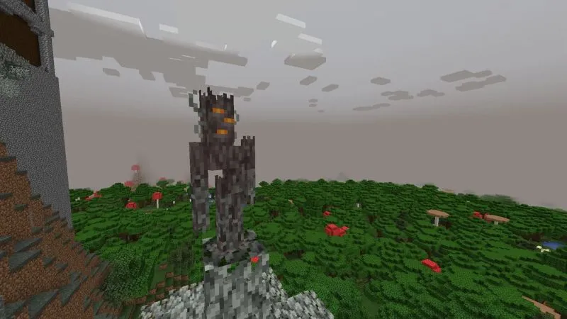 Đối Đầu Quái Vật Creaking Tại Pale Garden Trong Minecraft 1.21.71
