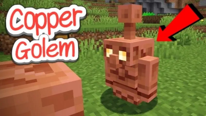Copper Golem Trong Minecraft 1.21.124