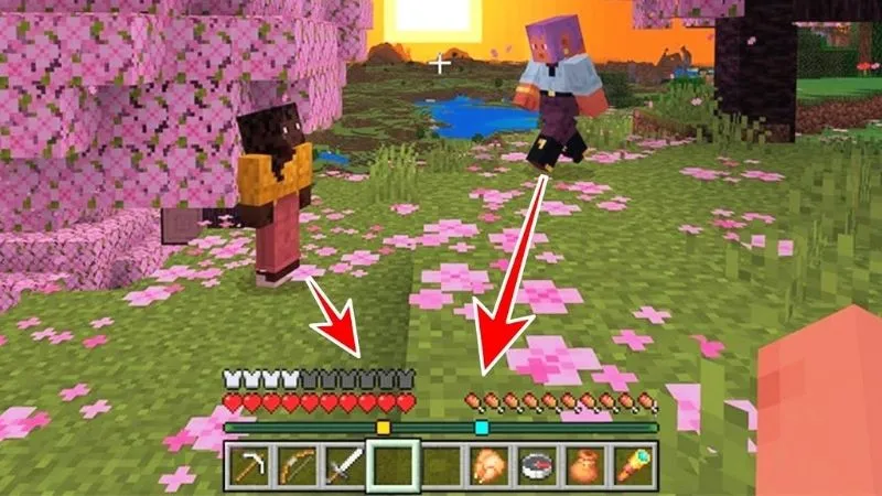 Theo Dõi Vị Trí Nhờ Thanh Định Vị Thông Minh Trong Minecraft 1.21.81.2 APK