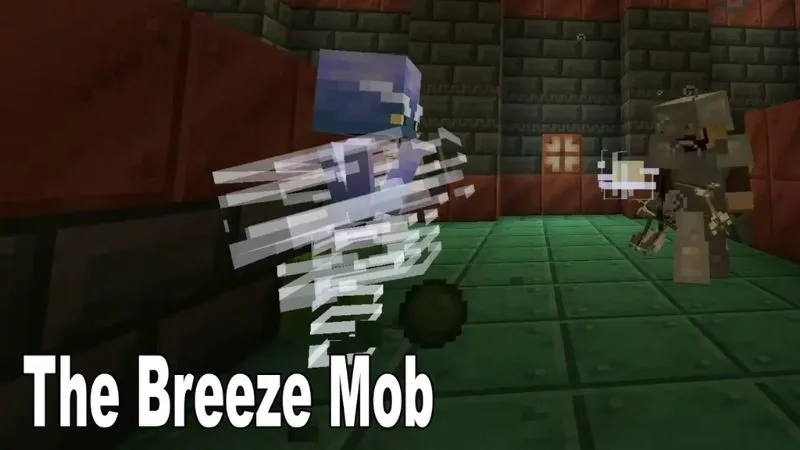 Tương Tác Với Mob Breeze Và Wind Charges Trong Minecraft 1.21.82 APK