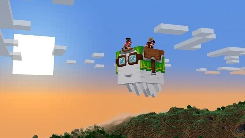 Khám Phá Khả Năng Bay Cùng Sinh Vật Happy Ghast Trong Minecraft 1.21.100.23 APK